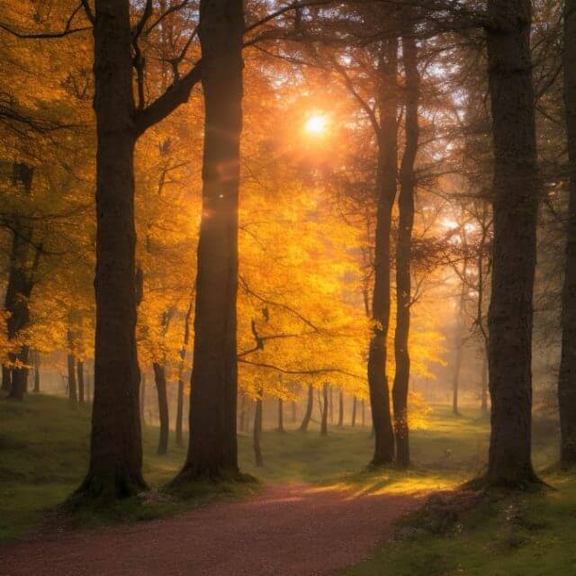 432 HZ - Waldszene - Abendstimmung ist eine entspannende Musik mit Wald- und Vogelklängen im Hintergrund. BPM 60, Länge 30 Min.